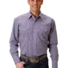 Roper Mini Check Snap Shirt