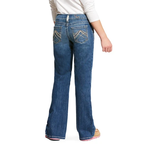 Girls Ariat REAL Whipstitch Jeans 2 Girls Ariat REAL Whipstitch Jeans - Image 2