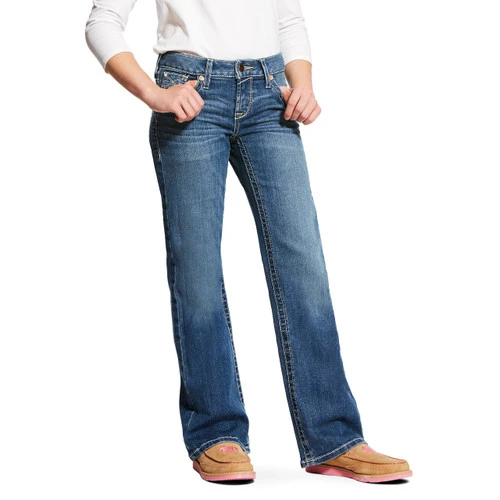 Girls Ariat REAL Whipstitch Jeans 1 Girls Ariat REAL Whipstitch Jeans
