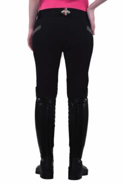 Equine Couture Sarah Knee Patch Breeches -Riding Apparel Store 110719 black back 1 51387 15228.1527301942