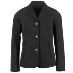 Horze Adele Junior Show Coat -Riding Apparel Store 33317 horze adele junior show coat black front 25930 63777.1598210315