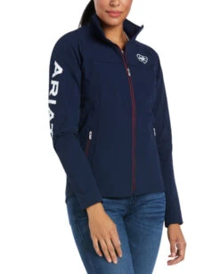 Ariat Agile Softshell Jacket -Riding Apparel Store agile softshell jacket team front 10030423 ariat 52804.1650482044