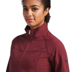 Ariat Agile Softshell Jacket -Riding Apparel Store agile softshell jacket zinfandel detail 10039329 ariat 92108.1650482483