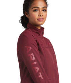 Ariat Agile Softshell Jacket -Riding Apparel Store agile softshell jacket zinfandel sleeve 10039329 ariat 88535.1650482105