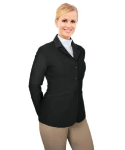 Ovation AirFlex Show Coat 7 Ovation AirFlex Show Coat -Riding Apparel Store airflex show coat black front 471043 ovation 55107.1624991062
