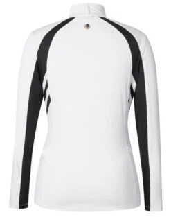 Kerrits Always Cool Ice Fil Shirt Solid Long Sleeve -Riding Apparel Store always ice fil solid ls white back 40483 kerrits 93658.1675895857