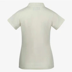 Horze Amy Polo Short Sleeve -Riding Apparel Store amy polo ss egret white back 33536 DWPU horze 87231.1619987043