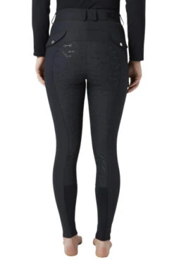 Horze Andrea High Waist Full Seat Breeches 14 Horze Andrea High Waist Full Seat Breeches -Riding Apparel Store andrea high waist fs dark dark navy back 36680 VDB horze 34754.1652822525