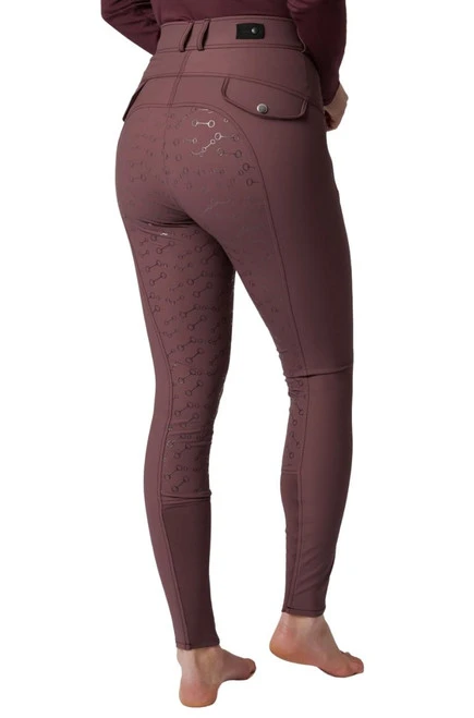 Horze Andrea High Waist Full Seat Breeches 4 Horze Andrea High Waist Full Seat Breeches - Image 4