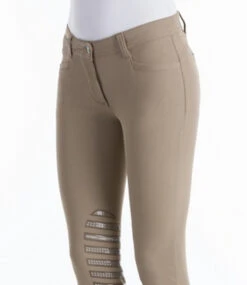 Animo Noa Knee Grip Breeches -Riding Apparel Store animo noa breech calla full front 08453 80142.1601156605