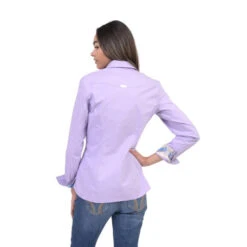 Chestnut Bay Annie-O Western Show Shirt -Riding Apparel Store annie o western show lavender back CB1000 642 chestnut bay 96193.1652469565