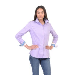 Chestnut Bay Annie-O Western Show Shirt -Riding Apparel Store annie o western show lavender front CB1000 642 chestnut bay 45345.1652469559