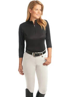 Ovation Aqua-X Grip-Tec Full Seat Breeches -Riding Apparel Store aqua x grip tec FS stone front 470631 ovation 89324.1626550354