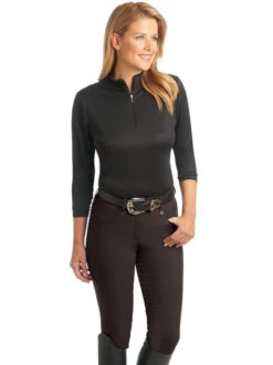Ovation Aqua-X Grip-Tec Full Seat Breeches -Riding Apparel Store aqua x grip tec FS walnut front 470631 ovation 04448.1626550351