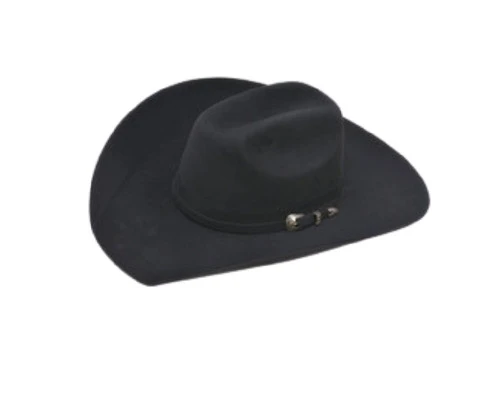 Atwood Felt Cowboy Hat - 7X Black 1 Atwood Felt Cowboy Hat - 7X Black