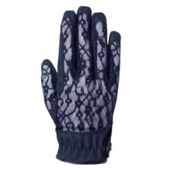 B Vertigo Lace Riding Gloves -Riding Apparel Store b vertigo lace gloves navy back 31739 VDB horze 00789.1652645706