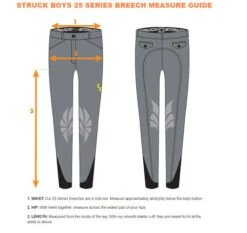 Boys Struck 25 Series Breeches -Riding Apparel Store boys 25 series breech measure guide struck 47281.1653763994