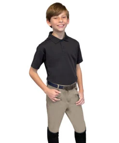 Boys Ovation Softflex 4-Pocket Breeches -Riding Apparel Store boys 4 pocket breech neutral beige rider 471205 ovation 78865.1626211320