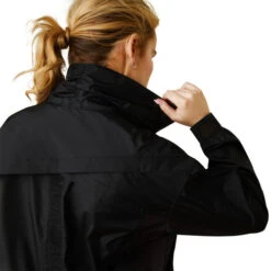 Ariat Breathe Jacket -Riding Apparel Store breathe jacket black back collar up 10043394 ariat 05283.1675198588