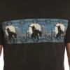 R&R Denim Bronc Border Tee