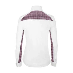 RJ Classics Carly 37.5 Show Shirt -Riding Apparel Store carly 37.5 show shirt wine houndstooth back CA500D rj classics 43435.1661362220