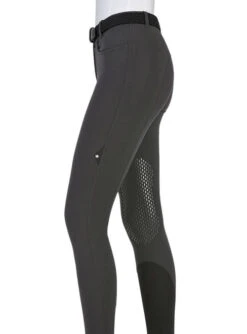 Equiline Cobe Knee Grip Breeches -Riding Apparel Store cobe knee grip night grey side equiline 08010.1635533186