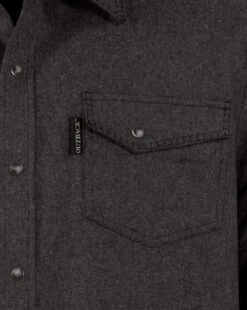 Outback Trading Men's Cooper Shirt Jacket -Riding Apparel Store cooper shirt jacket slate pocket outback 73993.1607797063