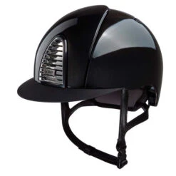 KEP Cromo 2.0 Shine Helmet -Riding Apparel Store cromo 2.0 shine helmet black front CRS2.BLK .M.BLK kep helmets 31794.1688077404