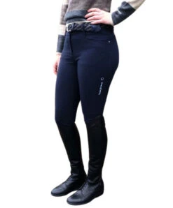 EQODE Davina Q Breeches Full Grip -Riding Apparel Store davina breech grip seat navy sideW eqode 92454.1668706019
