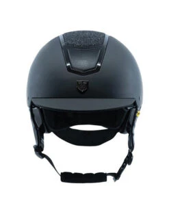 Tipperary Devon UltraMatte Helmet With MIPS 22 Tipperary Devon UltraMatte Helmet With MIPS -Riding Apparel Store devon helmet sparkle mips black front tipperary 63282.1632683610