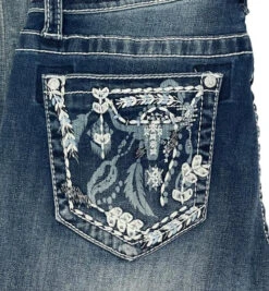 Grace In LA Easy Fit Steer Pocket Jean 7 Grace In LA Easy Fit Steer Pocket Jean -Riding Apparel Store easy fit cow pocket pocket EB61610 grace in la 26945.1657823391