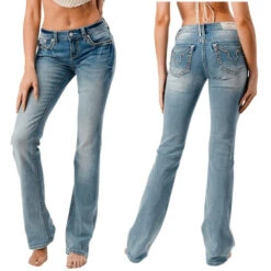 Grace In LA Jr Fit Steer Head Pocket Jeans -Riding Apparel Store easy fit horseshoe front back EB51780 grace LA 1 08205.1689631895