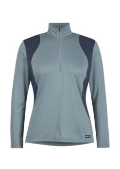 Kerrits Easy Stride Ice Fil Shirt Long Sleeve -Riding Apparel Store easy stride ice fil solid ls seag.adm front 40678 kerrits 83173.1663717196