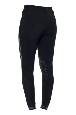 Cavalleria Toscana Embossed Stripe Breeches Knee Grip -Riding Apparel Store embossed silicon stripe navy back PAD169 JE010 7001 cavalleria toscana 08501.1657139422