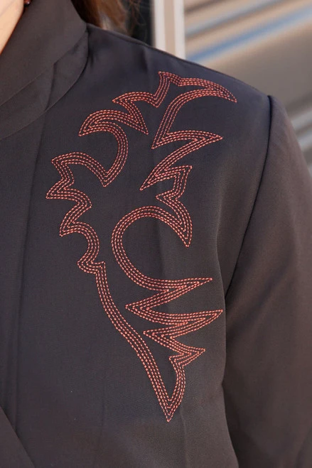 Cruel Denim Embroidered Blazer 2 Cruel Denim Embroidered Blazer - Image 2