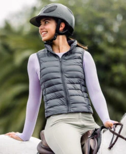 TKEQ EZ Packable Down Vest -Riding Apparel Store ez packable down vest nickel horse TKEQ 41568.1653247015