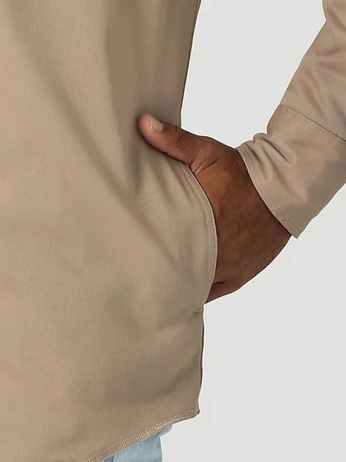 Men's Wrangler Flannel Lined Work Shirt 2 Men's Wrangler Flannel Lined Work Shirt - Image 2