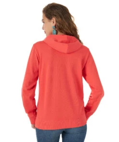 Wrangler Geo Hoodie -Riding Apparel Store geo hoodie dark pink back 112317323 wrangler 30828.1656709561