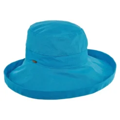 Scala Giana Cotton Big Brim Hat -Riding Apparel Store giana cotton azure LC399 AZURE scala 43167.1691249613