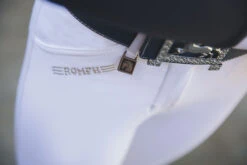 Kids Romfh Sarafina Breeches Knee Patch -Riding Apparel Store girls sarafina white front detail 469622 romfh 65678.1684881161