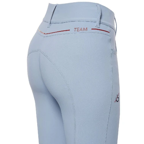 Cavalleria Toscana Team Red Stripe High Waist Breeches 4 Cavalleria Toscana Team Red Stripe High Waist Breeches - Image 4