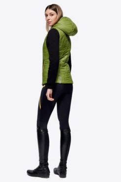 RG Hooded Puffer Vest -Riding Apparel Store hooded puffer vest green side VEW001 NL001 5G00 RG 46818.1669777504
