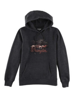 Wrangler Horse Stampede Hoodie -Riding Apparel Store horse hoodie caviar hero 112336437 wrangler 17276.1689452365