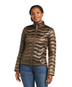 Ariat Ideal 3.0 Down Jacket -Riding Apparel Store ideal 3.0 down jacket banyan bark front 10037647 ariat 40901.1633544999