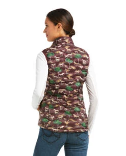 Ariat Ideal 3.0 Down Vest -Riding Apparel Store ideal 3.0 down vest print pasture back 10037422 ariat 04404.1639703770