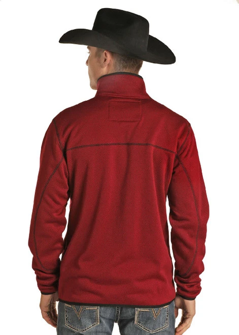 Men's Powder River Jacquard Fleece Pullover 4 Men's Powder River Jacquard Fleece Pullover - Image 4