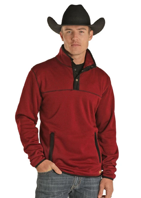 Men's Powder River Jacquard Fleece Pullover 2 Men's Powder River Jacquard Fleece Pullover - Image 2