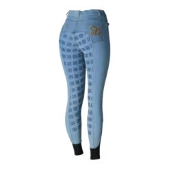 Horze Jessie Denim Full Grip Breeches -Riding Apparel Store jessie denim FS hi waist light blue back CP3680 LB equinavia 90800.1639691817