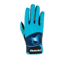 Roeckl Sports Roeckl Kansas Kids Gloves 7 Roeckl Sports Roeckl Kansas Kids Gloves -Riding Apparel Store kansas kids glove turquoise roeckl 90847.1582500306