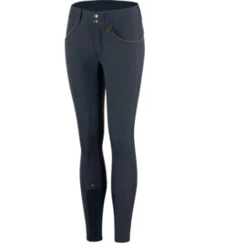 Horze Kids Aubrey Breeches Full Grip -Riding Apparel Store kids aubrey breeches FS dark navy front 36084 VDB horze 47097.1653250441